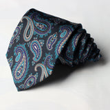 Dark Green Flowrel Printed Tie - YNG Empire