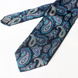 Dark Green Flowrel Printed Tie - YNG Empire