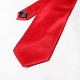 Red With Self Line Printed Tie - YNG Empire