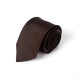 Brown Self Printed Tie