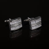 YNG Silver Stainless Steel Cufflink For Men