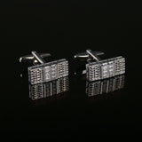 YNG Silver Stainless Steel Cufflink For Men