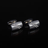 YNG Silver Stainless Steel Cufflink For Men - YNG Empire