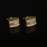 YNG Golden Stainless Steel Cufflink For Men