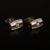 YNG Golden Stainless Steel Cufflink For Men