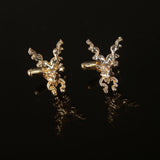 YNG Stainless Steel Golden Cufflink For Men