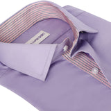 Premium light purple Formal Shirt with Contrast Details 15/5 collar - YNG Empire