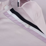 Premium Lilac With Purple White And Black Sports Detail Formal Shirt For Men - YNG Empire