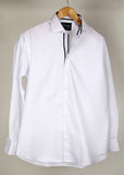 Premium White Designer Formal Shirt For Men - YNG Empire