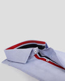 Premium Lilac Formal Shirt with Blue and Red Sports Vol 2 - YNG Empire