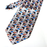 Grey Goofey Printed Silk Casual Tie - YNG Empire