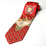 Orange Bee Printed Casual Tie - YNG Empire