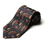 Musical Instruments Printed Casual Tie