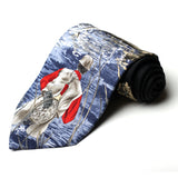 Men With Fish Printed Casual Tie