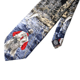 Men With Fish Printed Casual Tie - YNG Empire