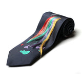 Paint Brush Style Printed Casual Tie - YNG Empire