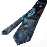 Gray With Men Printed Casual Tie - YNG Empire