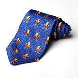 Blue With Simpson's Printed Casual Tie - YNG Empire