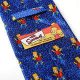 Blue With Simpson's Printed Casual Tie - YNG Empire