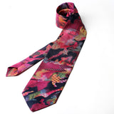 Multi Color Self Design Silk Tie - YNG Empire