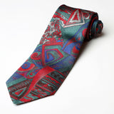 Multi Color Self Printed Tie