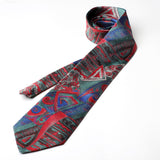 Multi Color Self Printed Tie - YNG Empire