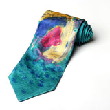 Multi Color Brush Style Printed Tie - YNG Empire