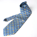 Blue With Fish Printed Tie - YNG Empire