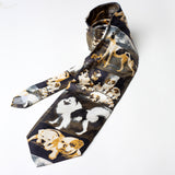 Dogs Printed Silky Tie - YNG Empire