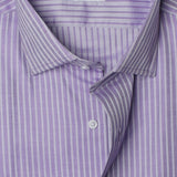 Purple Herringbone Formal Shirt - YNG Empire