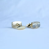 YNG Golden Stainless Steel Cufflink For Men - YNG Empire