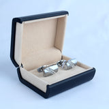 YNG Silver Stainless Steel Cufflink For Men - YNG Empire