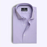 Premium light Purple Formal Shirt For Men With Sports Detail In Band