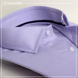 Premium light Purple Formal Shirt For Men With Sports Detail In Band - YNG Empire