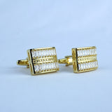 YNG Golden Stainless Steel Cufflink For Men - YNG Empire