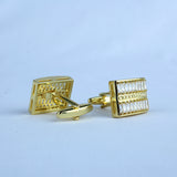 YNG Golden Stainless Steel Cufflink For Men - YNG Empire