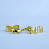 YNG Golden Stainless Steel Cufflink For Men - YNG Empire