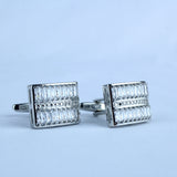 YNG Silver Stainless Steel Cufflink For Men - YNG Empire