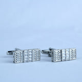 YNG Silver Stainless Steel Cufflink For Men - YNG Empire