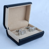 YNG Silver Stainless Steel Cufflink For Men - YNG Empire