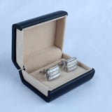 YNG Silver Stainless Steel Cufflink For Men - YNG Empire