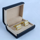 YNG Golden Stainless Steel Cufflink For Men - YNG Empire