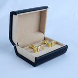 YNG Golden Stainless Steel Cufflink For Men - YNG Empire