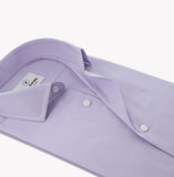 Mother Of Pearl In Lilac Twill Premium Fabric Formal Shirt - YNG Empire