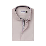 Signature Powder Pink In Sports Detail Premium Fabric Formal Shirt