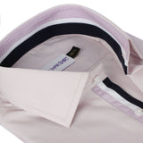 Signature Powder Pink In Sports Detail Premium Fabric Formal Shirt - YNG Empire