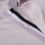 Signature Powder Pink In Sports Detail Premium Fabric Formal Shirt - YNG Empire