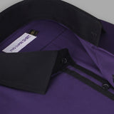 Royal Purple Designer Premium Formal Shirt For Men - YNG Empire